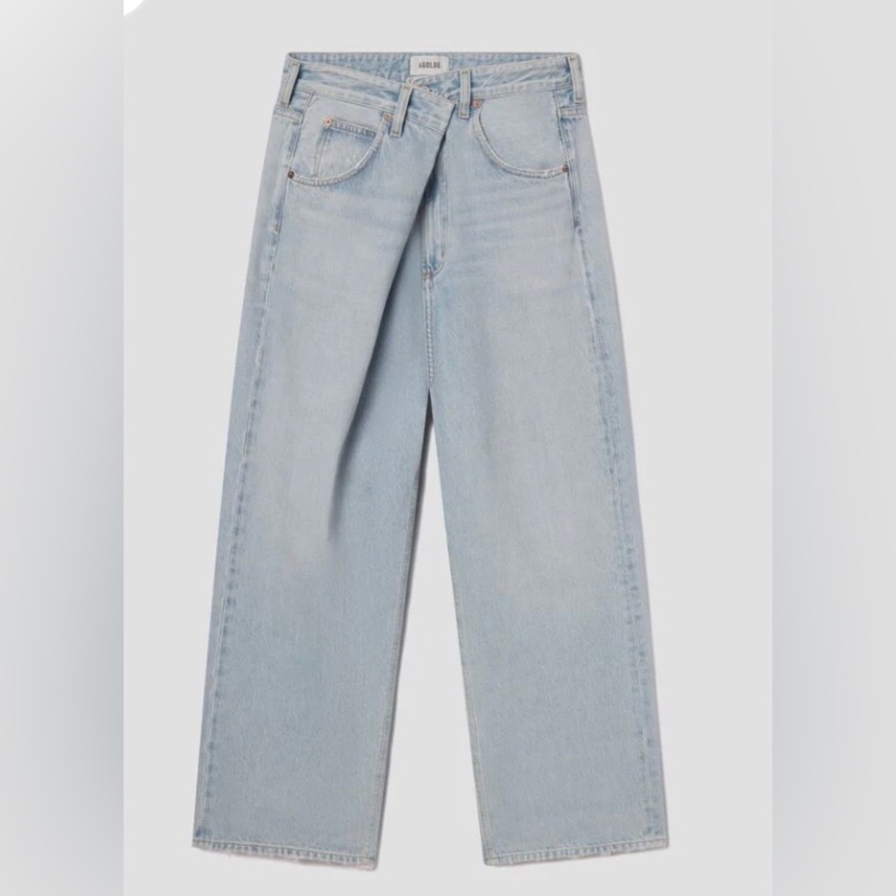AGOLDE Vana Foldover Jeans in Spark